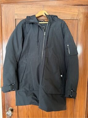 Burton Black Ski Snow Jacket with Hood